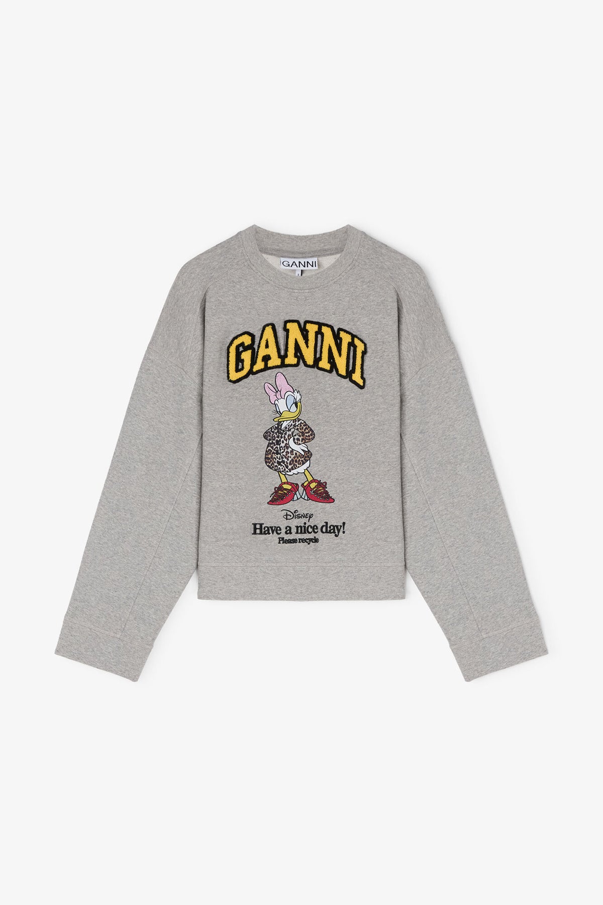 Daisy Duck Grey Sweatshirt - GANNI