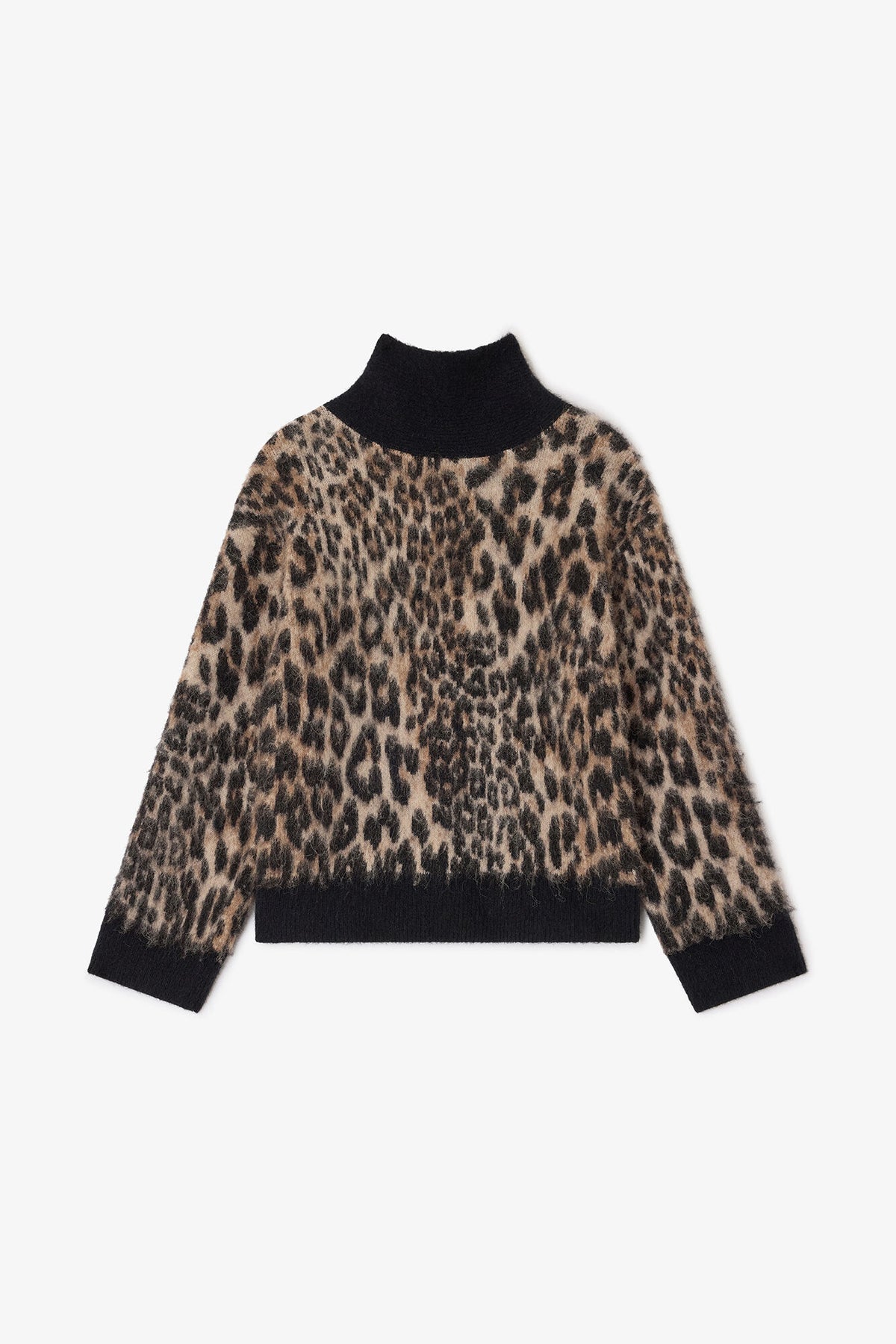 Leopard Open Back Sweater - GANNI