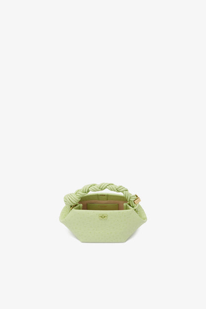 Lily Green Mini Bou Bag in Green Ostrich - GANNI