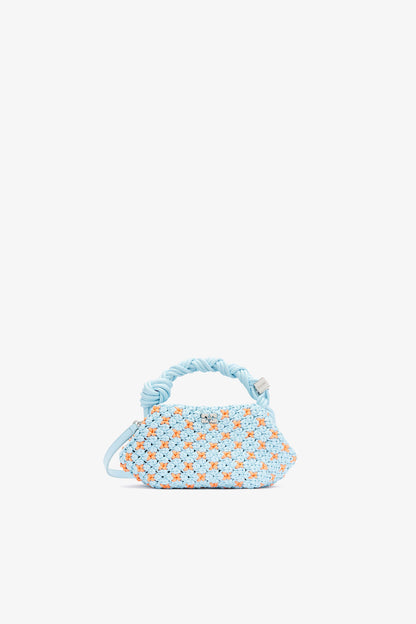 Summer Song Mini Bou Bag in Braided Blue - GANNI