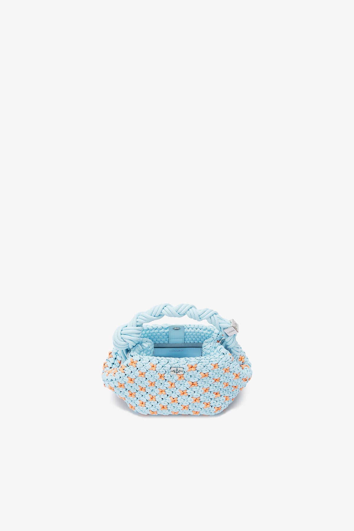 Summer Song Mini Bou Bag in Braided Blue - GANNI