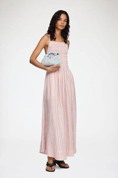 Summer Song Mini Bou Bag in Braided Blue - GANNI