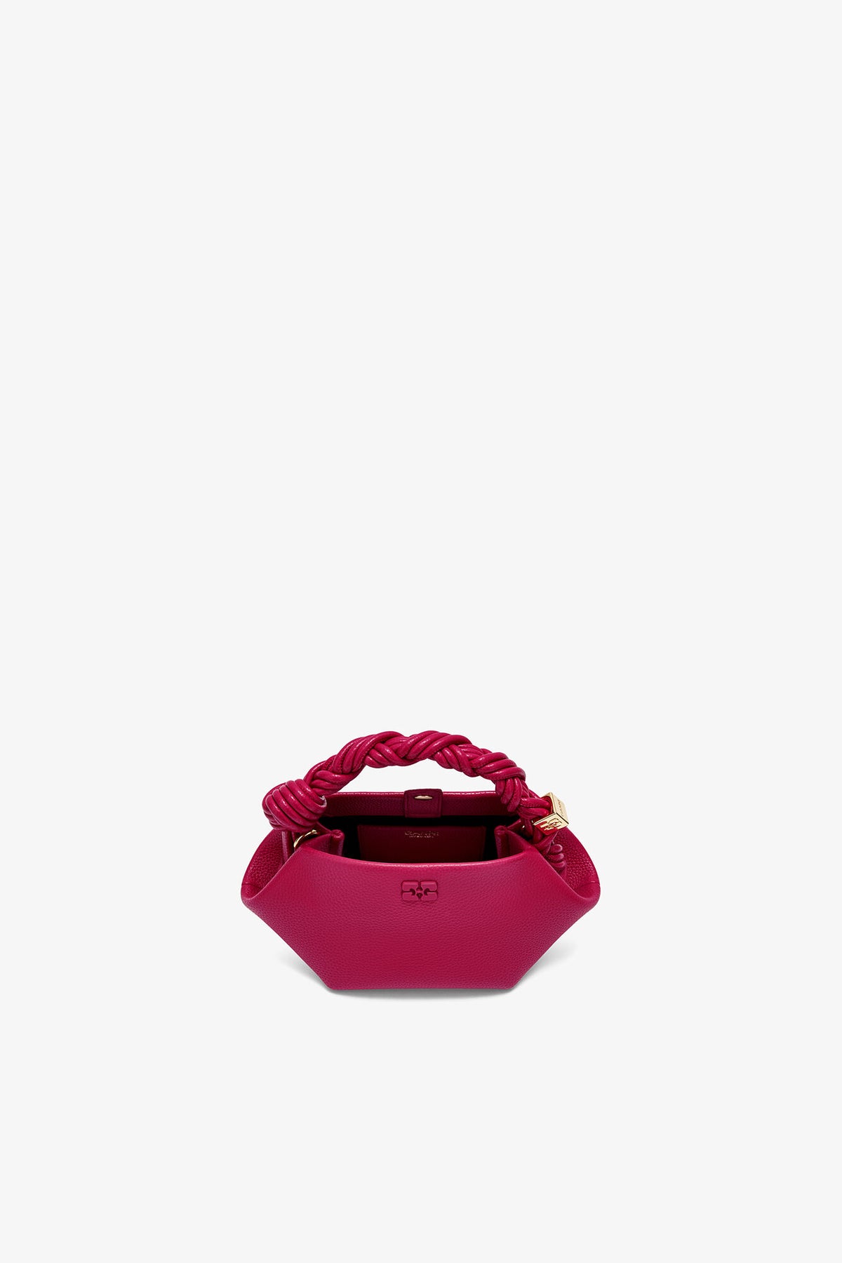 Persian Red Mini Bou Bag in Grained Red - GANNI
