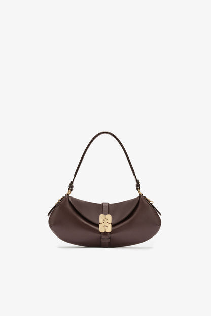 Chicory Coffee B-Kat Bag in Brown - GANNI
