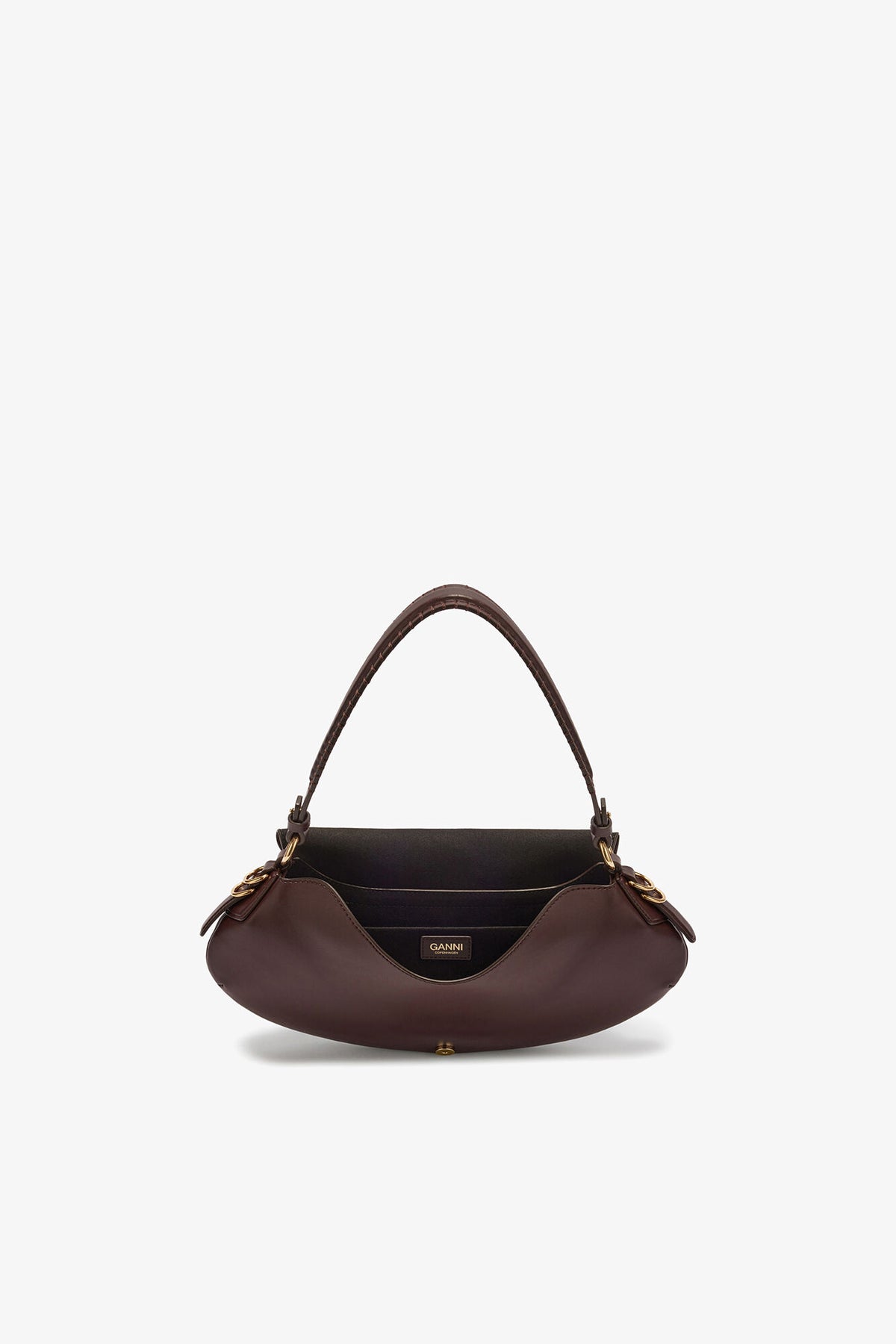 Chicory Coffee B-Kat Bag in Brown - GANNI
