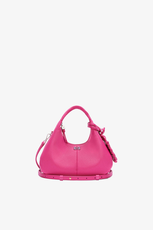 Cabaret Mini Hobo Bag in Pink - GANNI