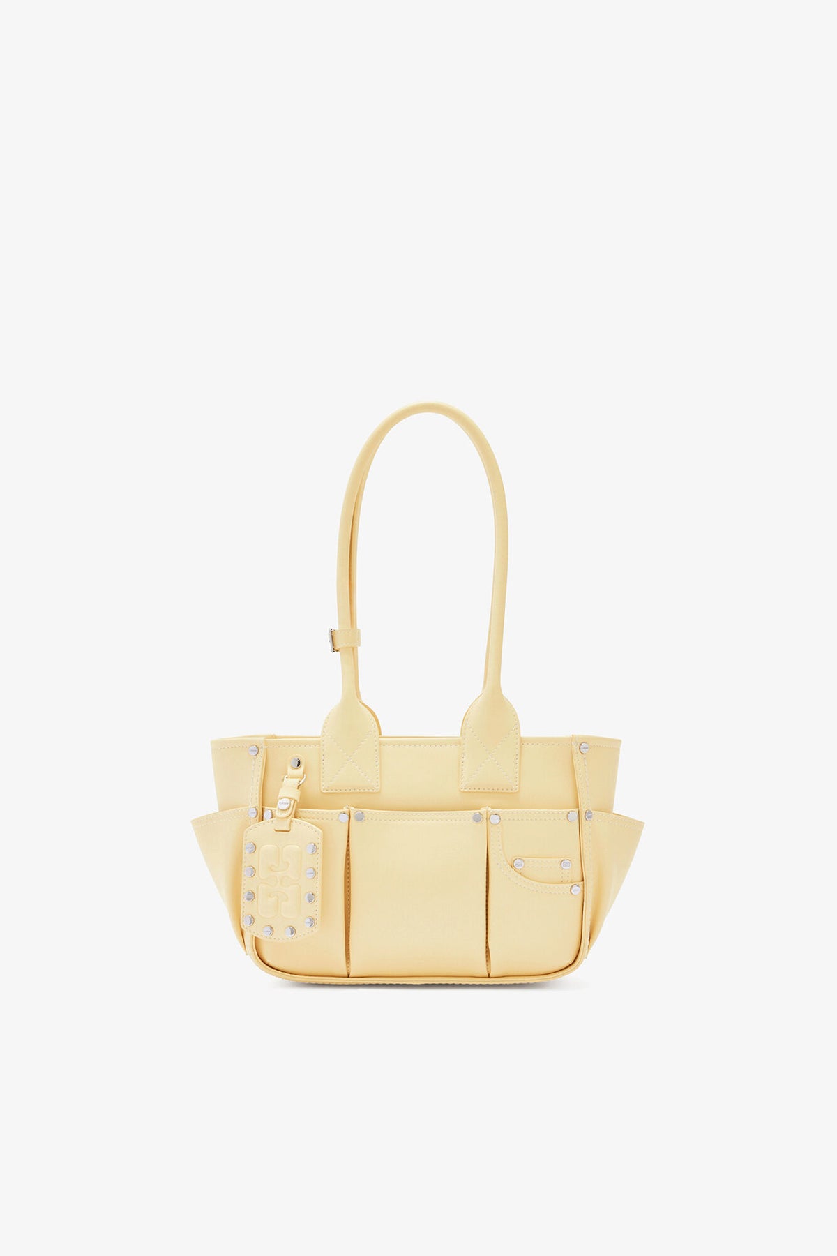 Yellow Cream Small Posy Bag in Yellow - GANNI