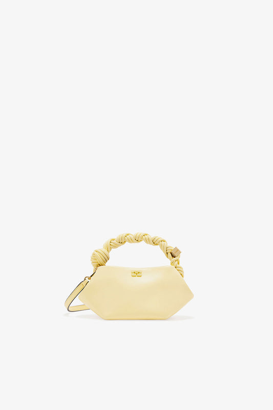 Yellow Cream Mini Bou Bag in Yellow - GANNI