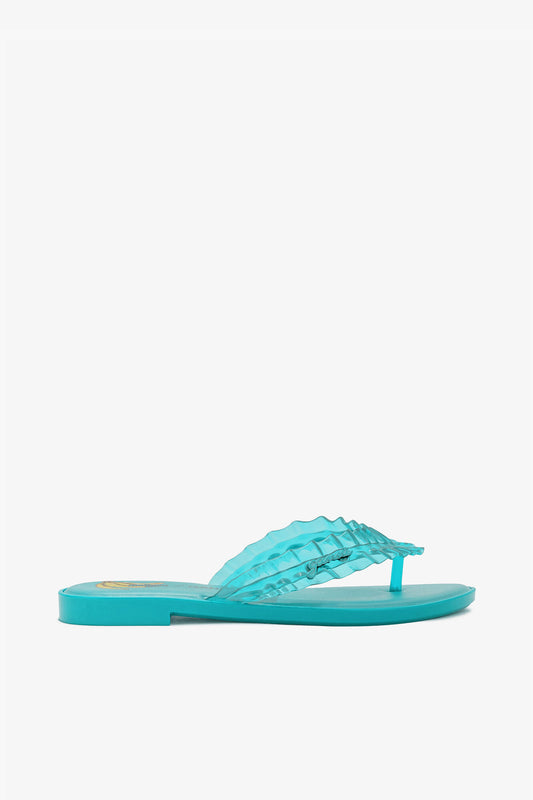 Melissa Flip Flop in Blue - GANNI
