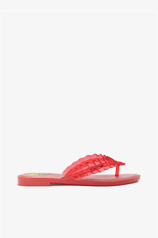 Melissa Flip Flop in Red - GANNI
