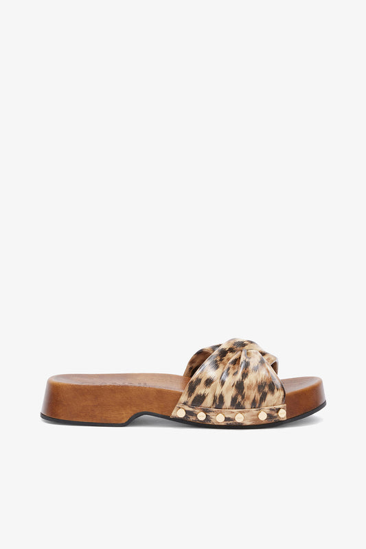 Tia Fairy Clog in Print - GANNI