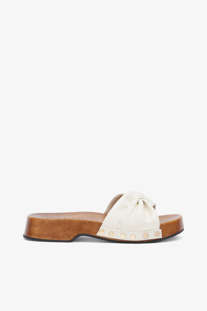 Tia Fairy Clog in White - GANNI