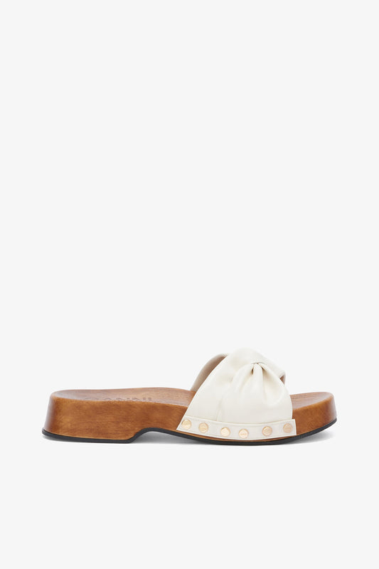 Tia Fairy Clog in White - GANNI