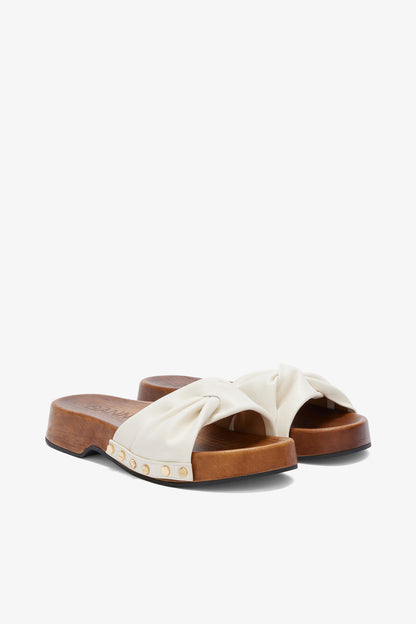Tia Fairy Clog in White - GANNI