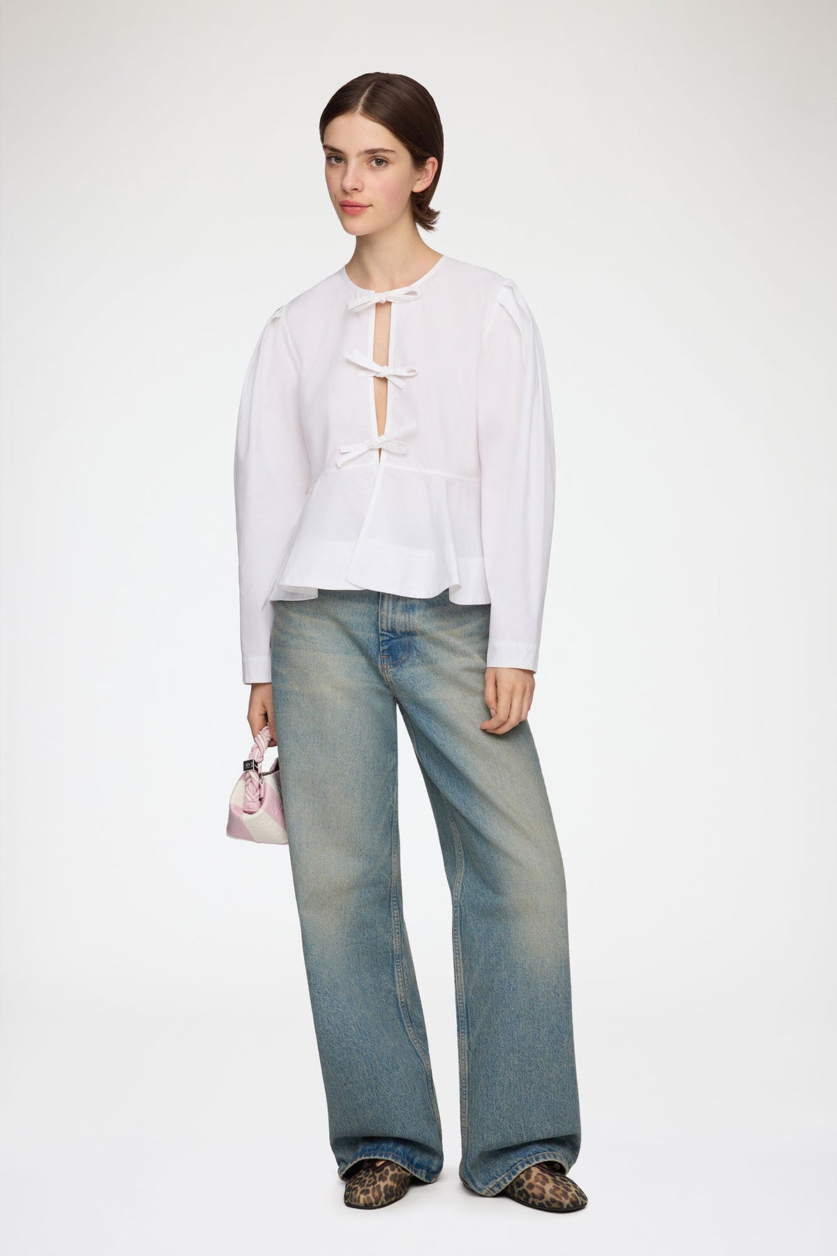 Blouse in Cotton Poplin - GANNI