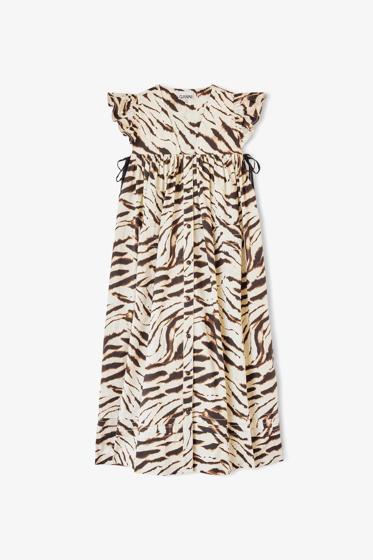 Dress in Printed Cotton - GANNI