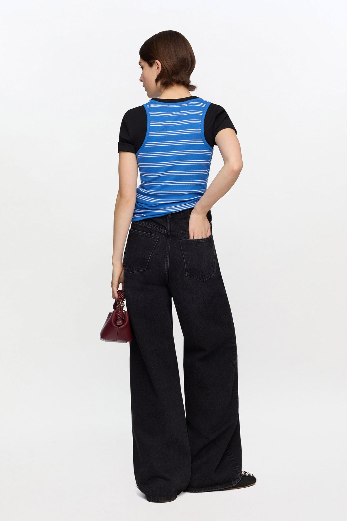 Tank Top with Stripes - GANNI