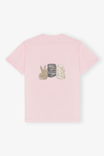 T-shirt with Animals - GANNI