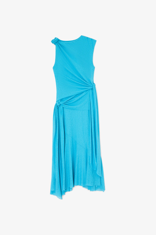 Long Dress in Marl Mesh - GANNI