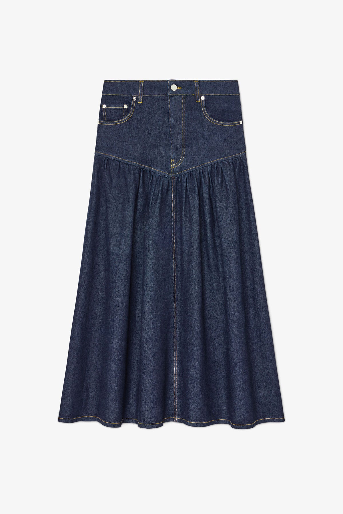 Skirt in Stretch Denim - GANNI