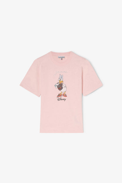 Daisy Duck Pink Printed Baby Fit T-shirt - GANNI