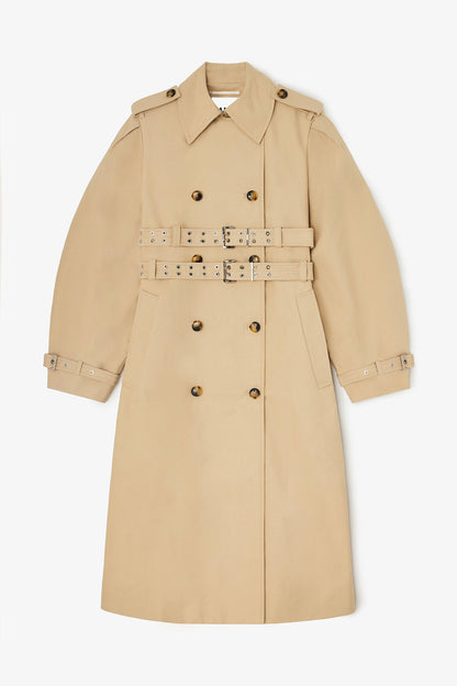 Trench Coat in Double Cotton - GANNI