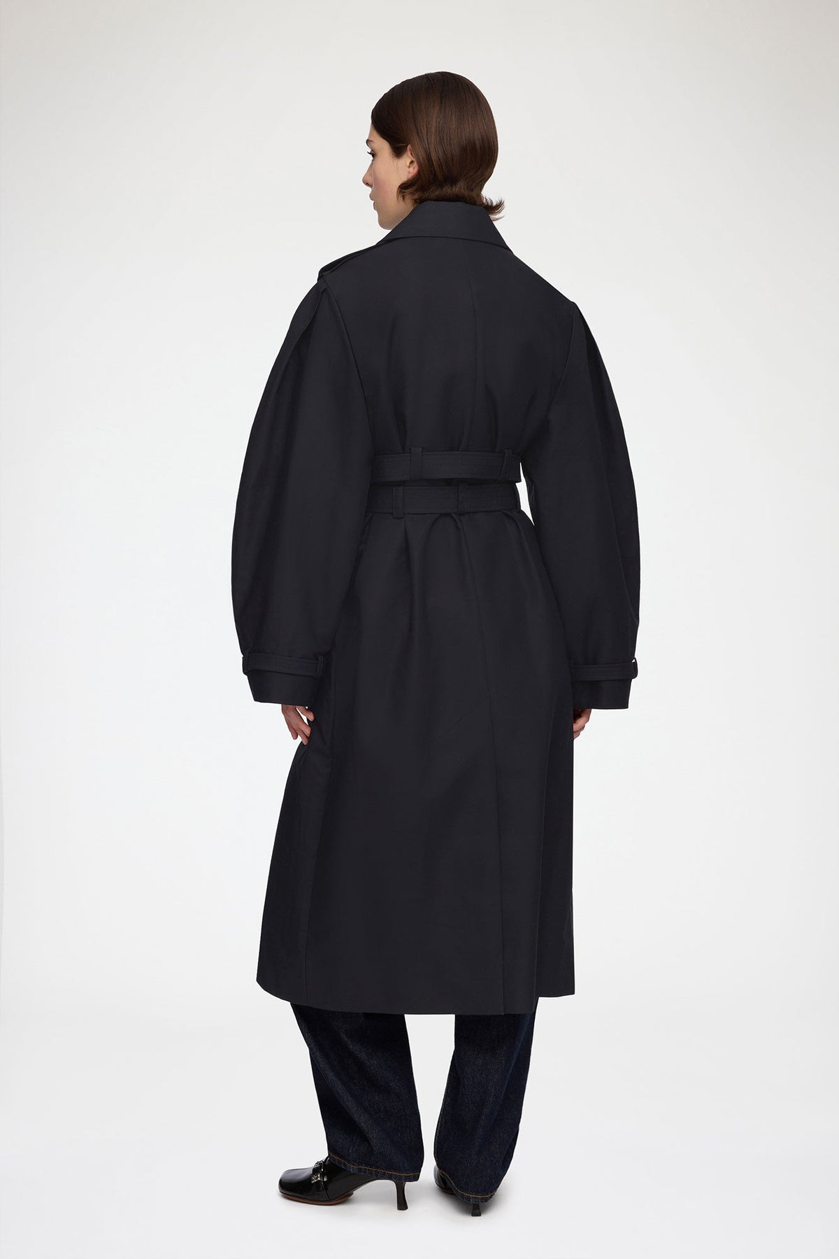 Trench Coat in Double Cotton - GANNI