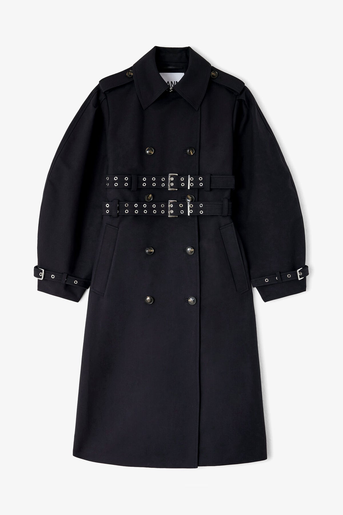 Trench Coat in Double Cotton - GANNI