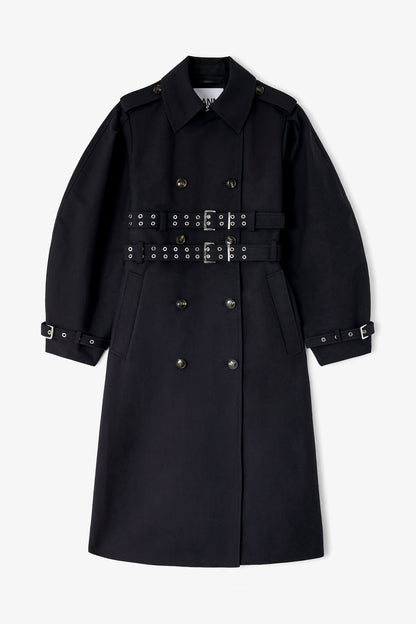 Trench Coat in Double Cotton - GANNI