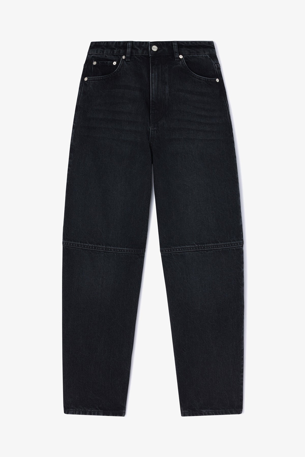 Audri Jeans in Black Rigid Denim - GANNI