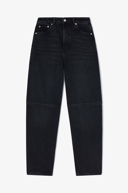 Audri Jeans in Black Rigid Denim - GANNI