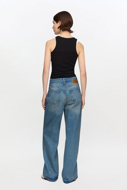 Izey Jeans in Tint Rigid Denim - GANNI