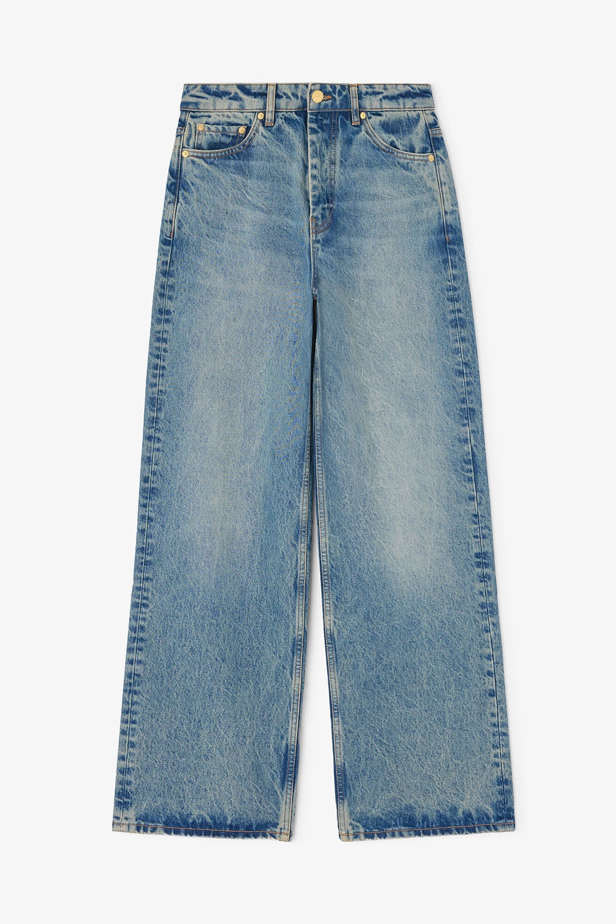 Izey Jeans in Tint Rigid Denim - GANNI