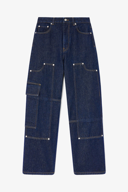 Audri Jeans in Dark Rinse Denim - GANNI