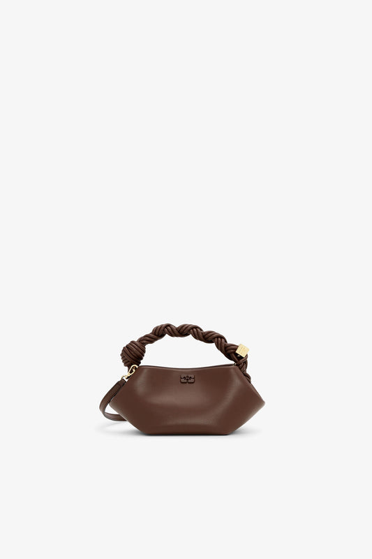 Chocolate Fondant Brown Mini Bou Bag - GANNI
