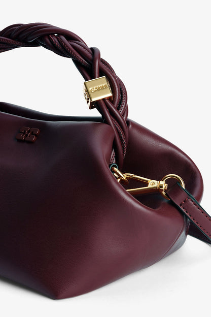 Burgundy Burgundy Small Bou Bag - GANNI
