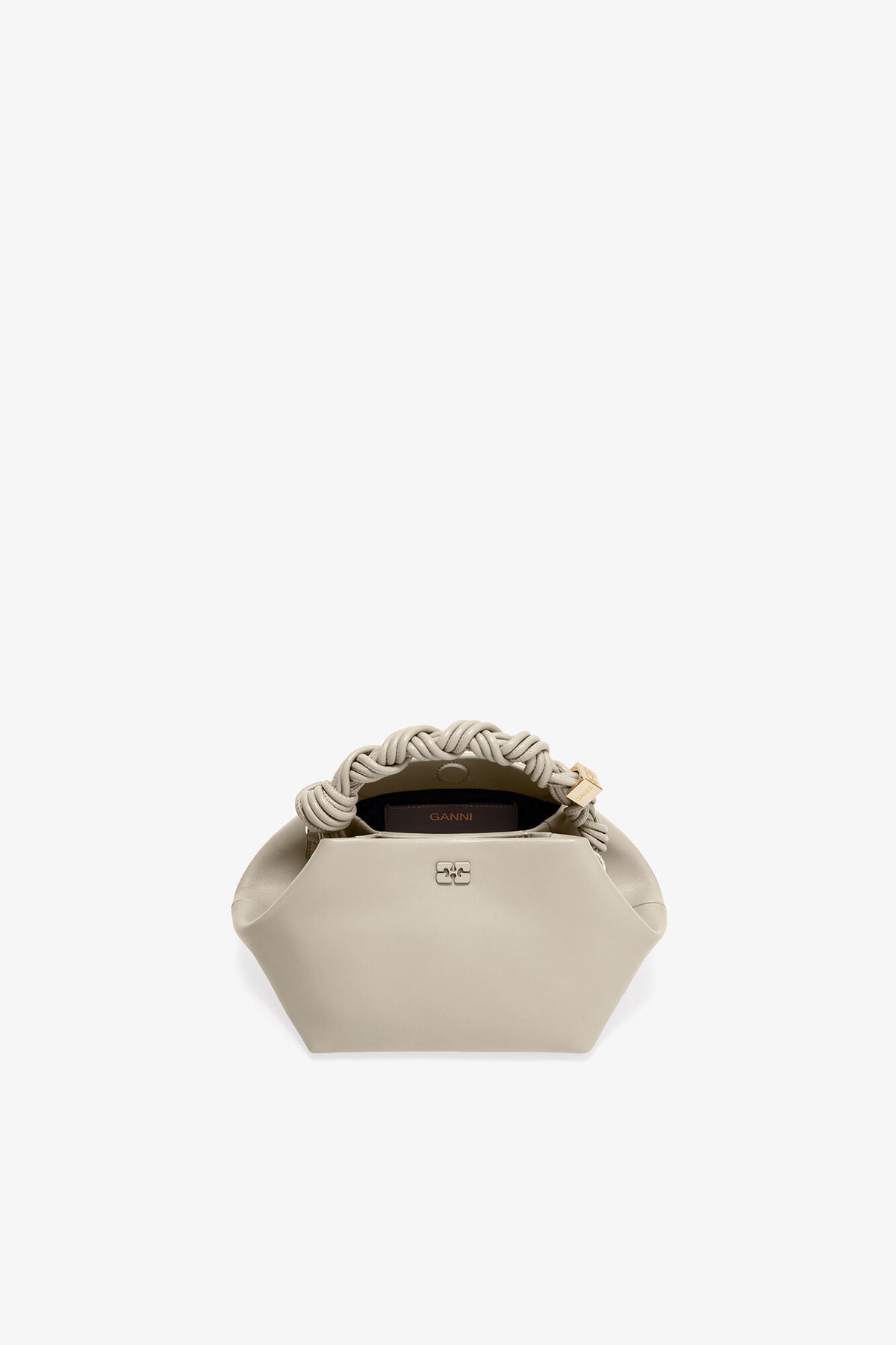 Oyster Gray Light Grey Small Bou Bag - GANNI