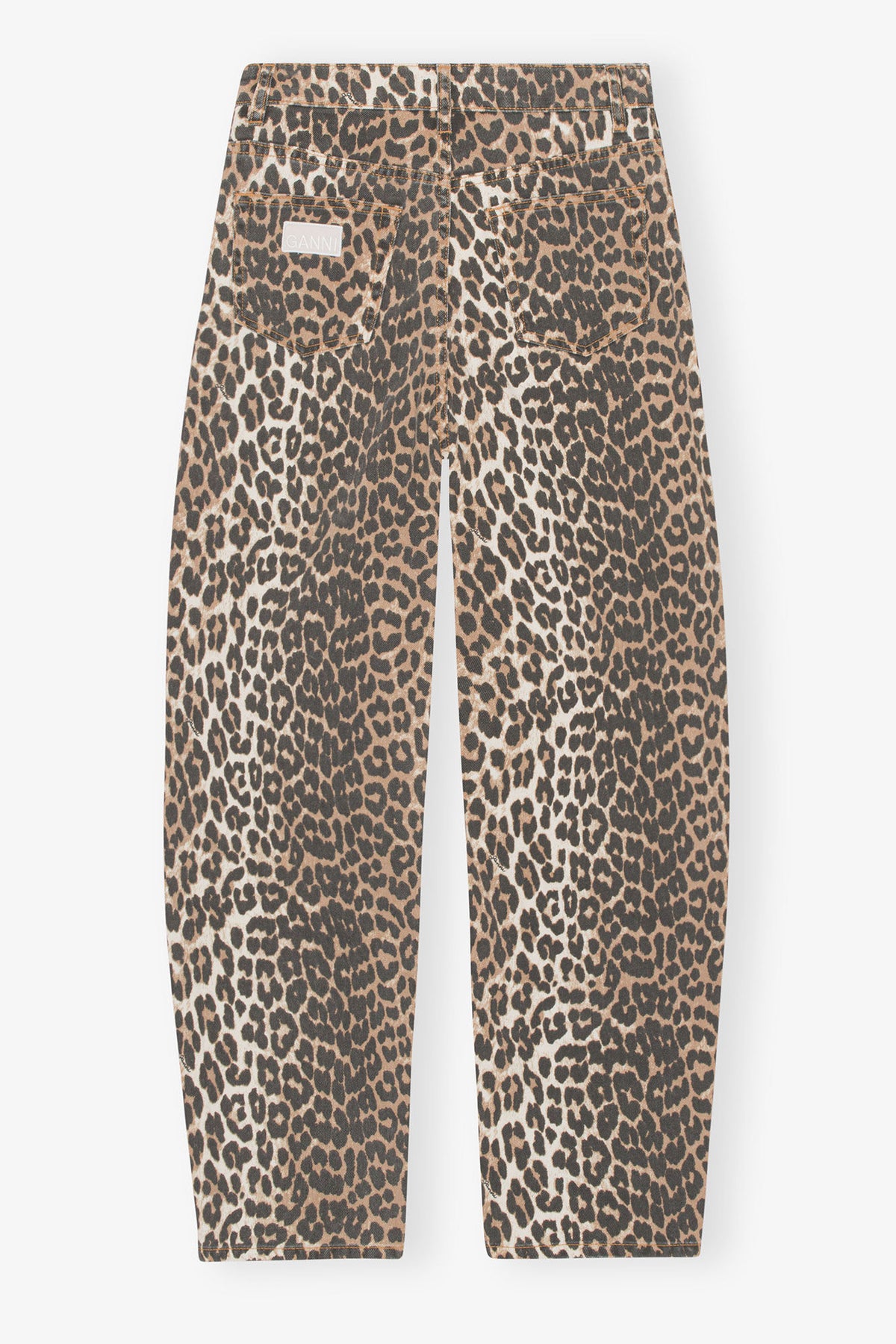 Stary Jeans in Leopard Print - GANNI