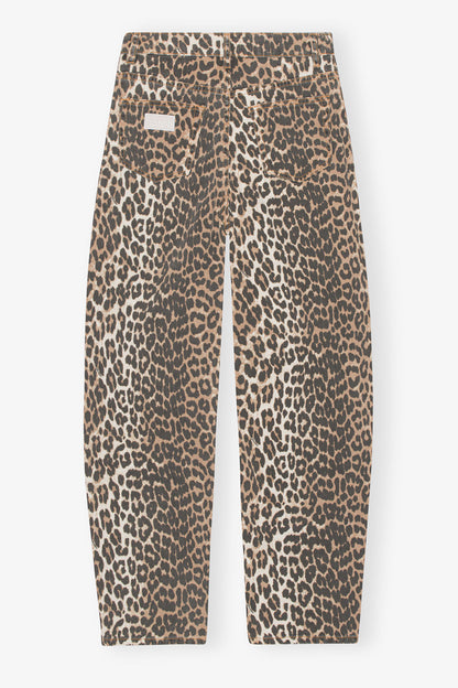 Stary Jeans in Leopard Print - GANNI