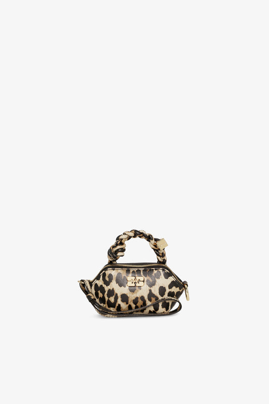 Leopard Leopard Nano Bou Bag - GANNI