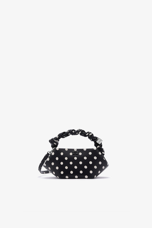 Black Polka-Dot Mini Bou Bag - GANNI