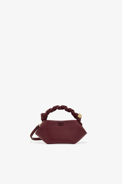Burgundy Mini Bou Bag - GANNI