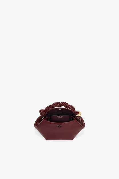 Burgundy Mini Bou Bag - GANNI