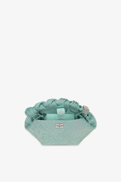Brook Green Green Rhinestone Mini Bou Bag - GANNI
