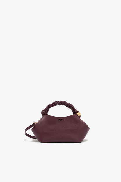 Port Royale Small Bou Bag in Burgundy - GANNI