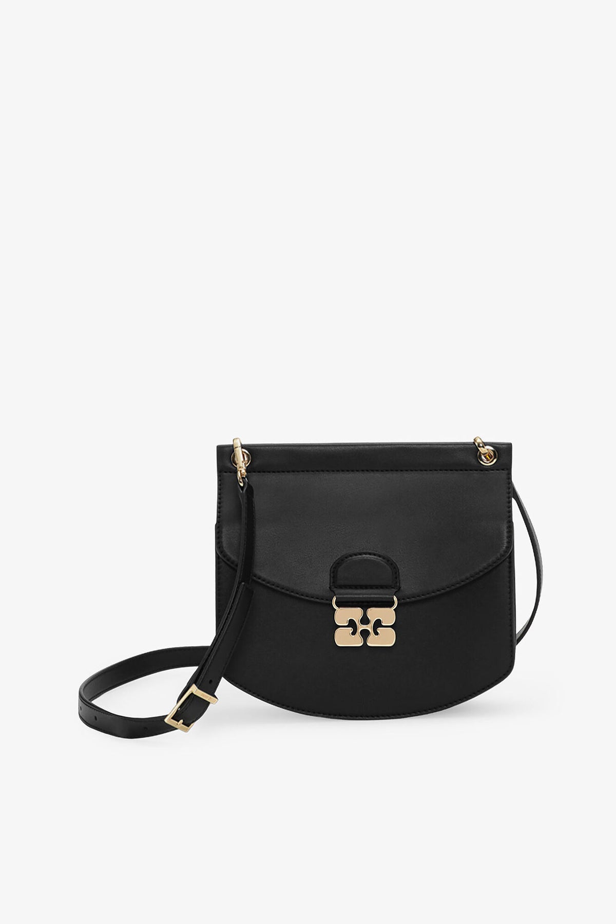 Black Black Small Apo-G Bag - GANNI