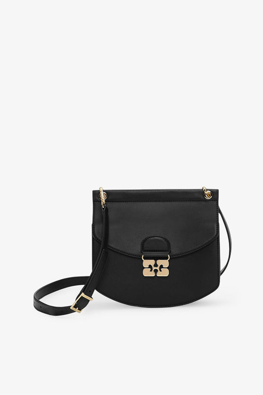 Black Black Small Apo-G Bag - GANNI
