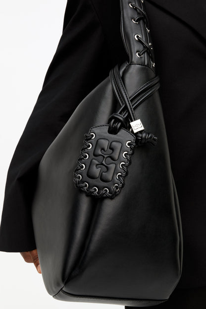 Black Black XXL Hobo Bag - GANNI
