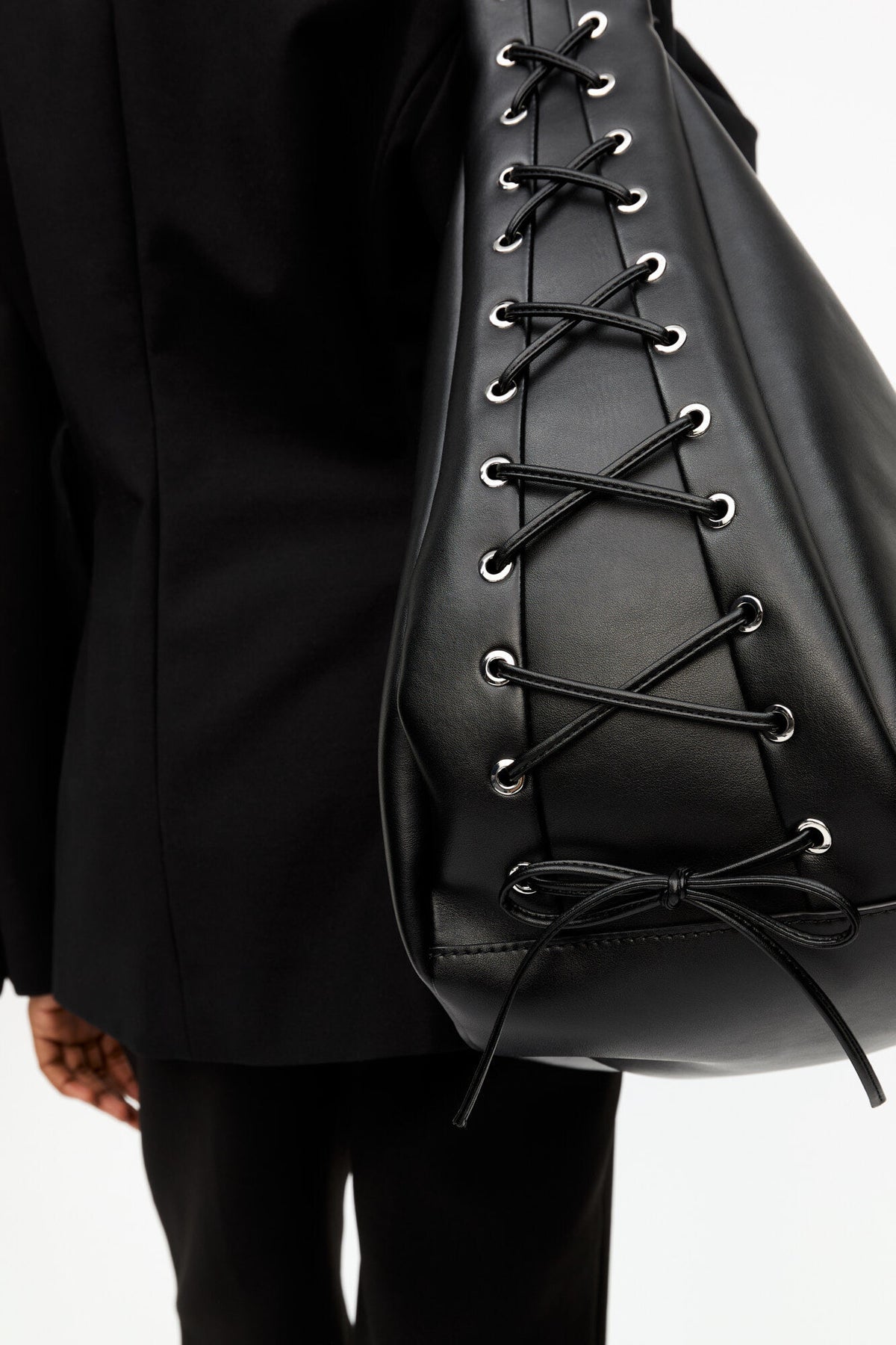Black Black XXL Hobo Bag - GANNI