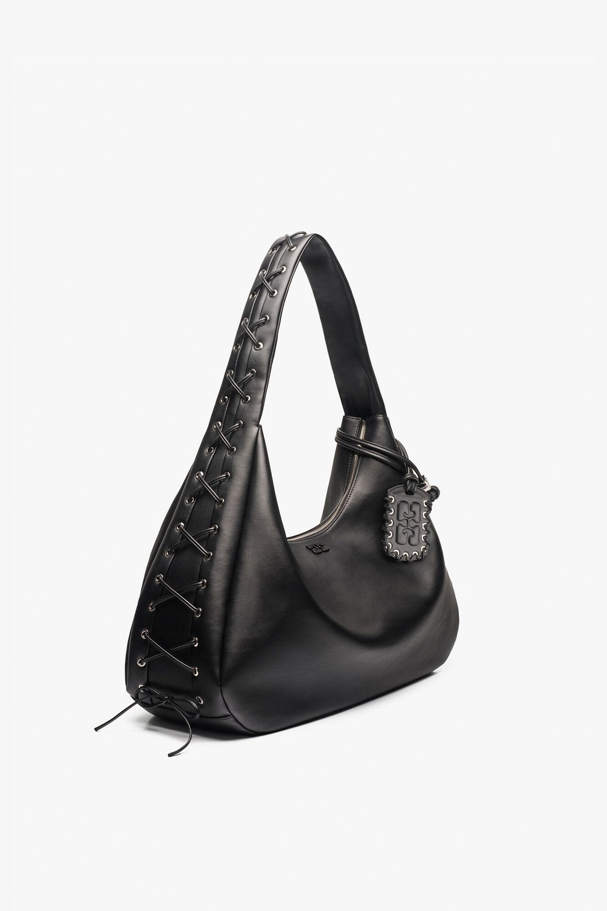 Black Black XXL Hobo Bag - GANNI